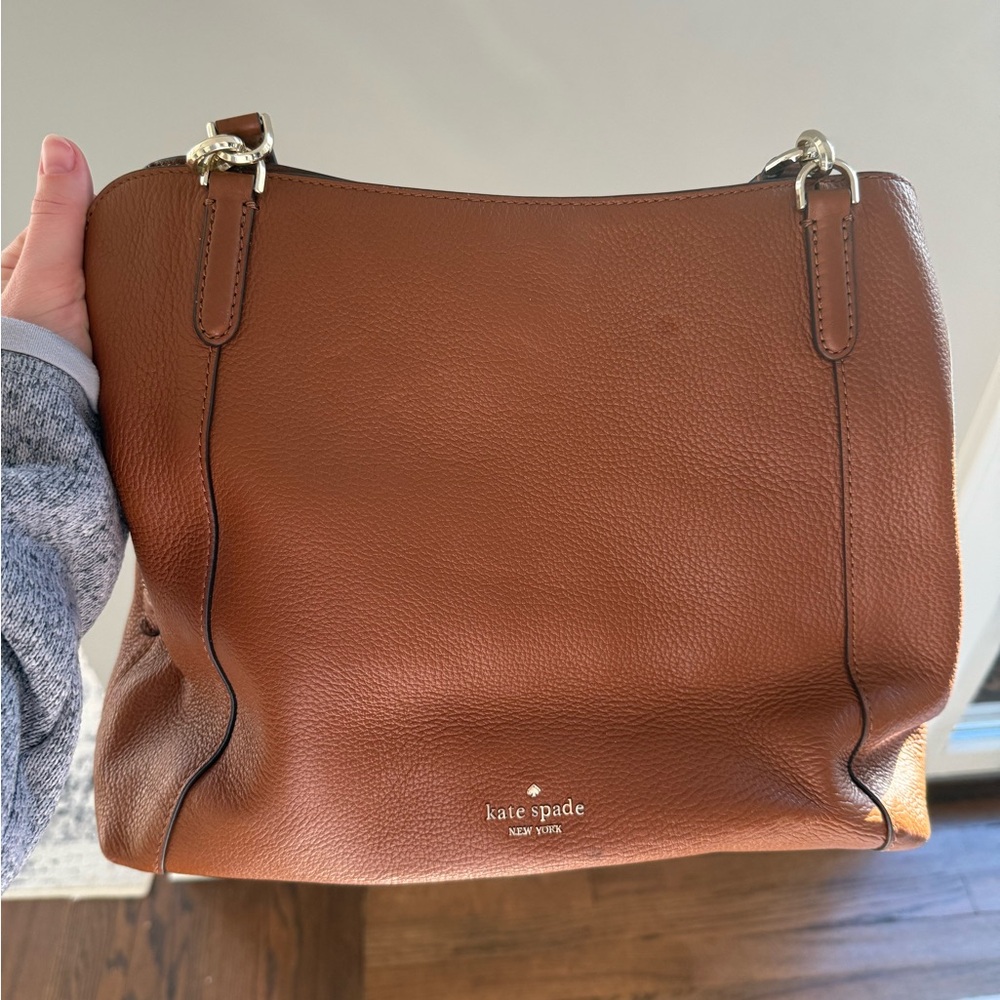 Kate Spade Tan Leather Shoulder Bag